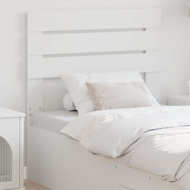 Headboard, UK Small Single - DE 75 x 190 cm, White