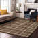 Premium Machine Washable Cerrito AMF563 Chocolate Rug