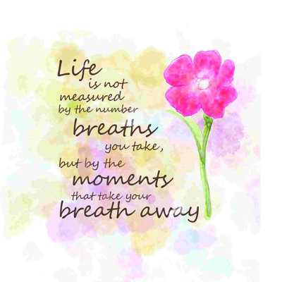 Flower Breath - impression sur toile tendue