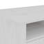 Bureau standard en bois de pin massif blanc vidaXL