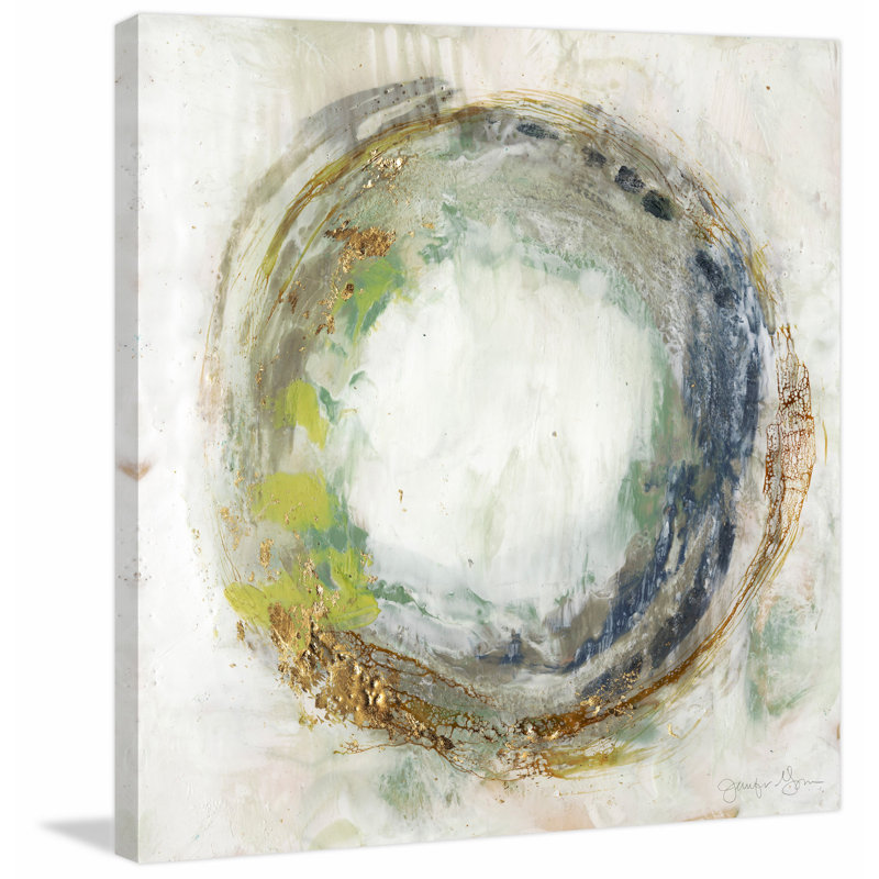 «Fluid Orbit I» par Jennifer Goldberger, reproduction sur toile tendue sur châssis, H 24 po x l 24 po x P 1,5 po