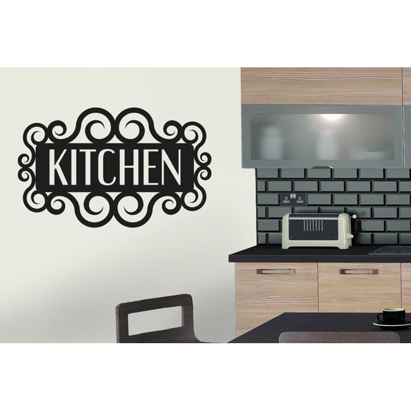 Wall Decal, Black, Medium
