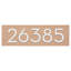 Plaque d’adresse murale sur 1 ligne flottante-41299850-41299971-41303794