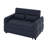 Convertible Sofa Bed, Sleeper Sofa With Pullout Bed, Adjustable Backrest-1006236866