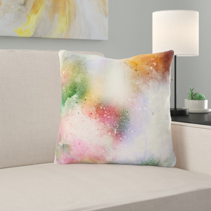 Coussin décoratif Vachel, Microsuède, Intérieur