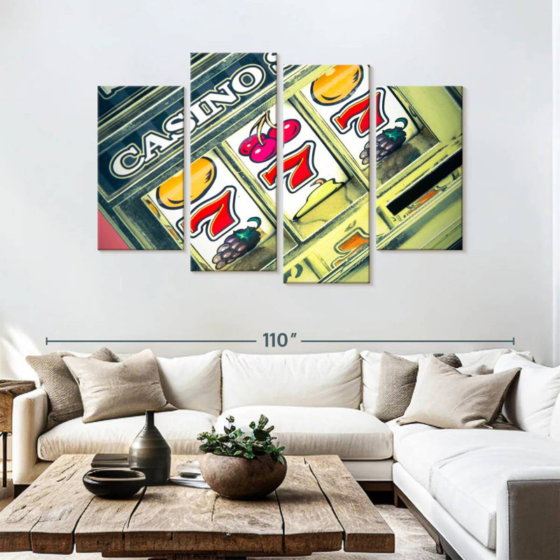 Senne Slot Machine Display, 54" H x 84" W