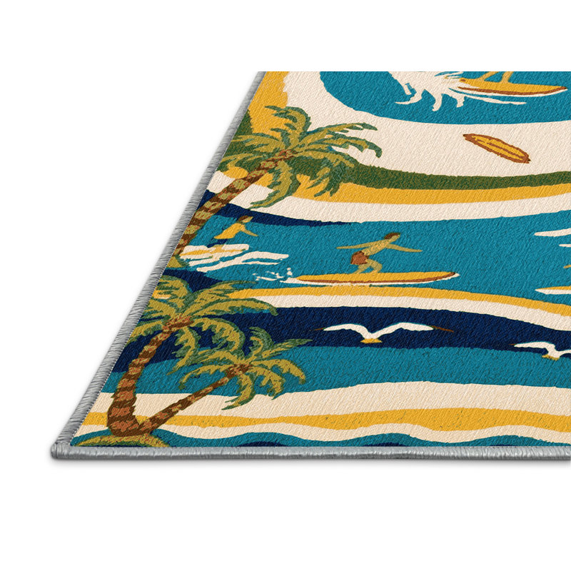  Tapis lavable pour sports de surf, Tapis de couloir 2 pi x 4 pi