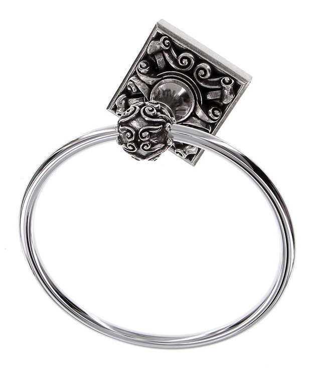 Anneau à serviettes Sforza, Nickel poli
