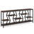 70.9" Industrial Sofa Console Table With 4 Tier Wood Storage Shelves For Hallway, Living Room, Foyer