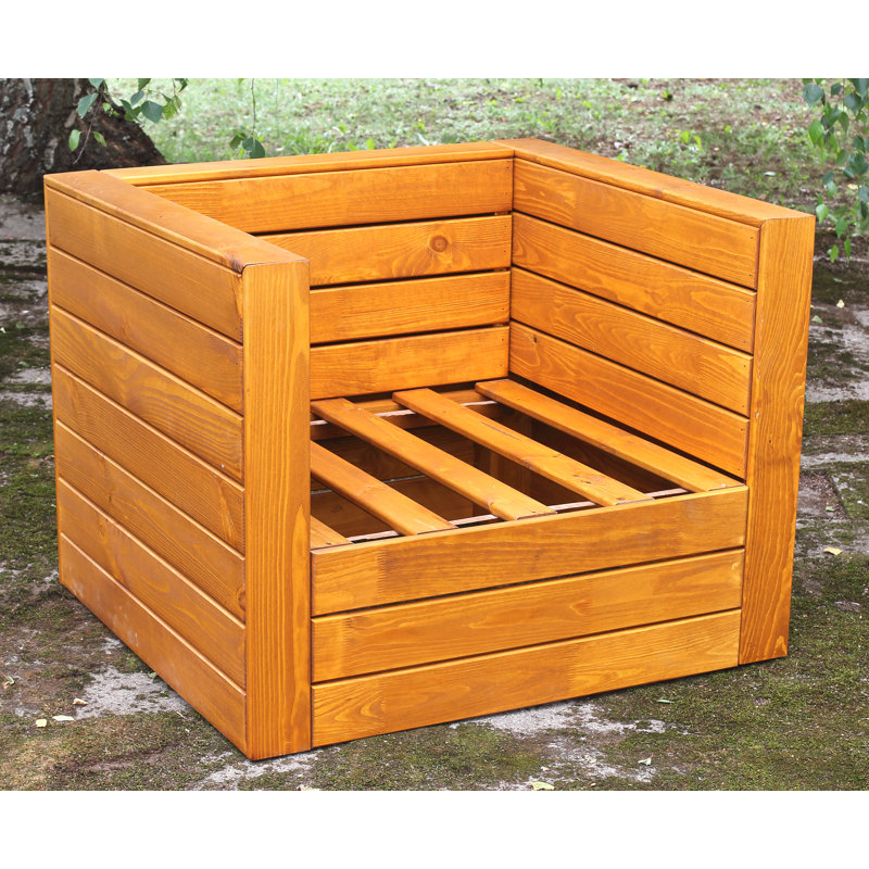 Grigori Pine Outdoor Lounge Chair