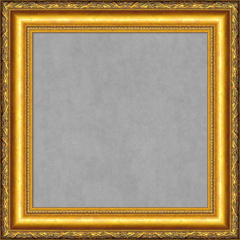 Tableau magnétique encadré doré Colonial, 16" H x 16" W