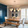Kason Modern 7-Lights linear globe chandelier