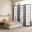 170cm W x 1.9cm H 6 - Panel Folding Room Divider