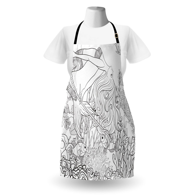 No Pattern Bib Apron