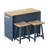 Spence Solid Wood Counter Stool with Solid Wood Frame-907912397