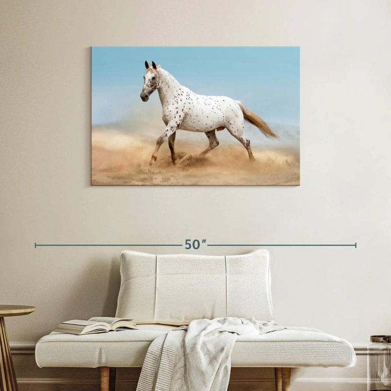 Brampt Appaloosa Desert Horse, 26" H x 39" W