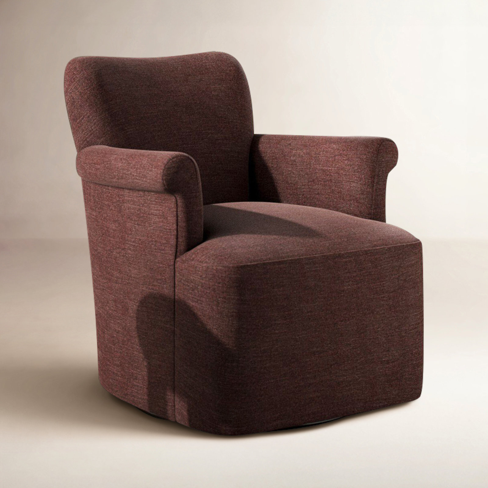 Camellia Swivel Chair, Laughlin Plum