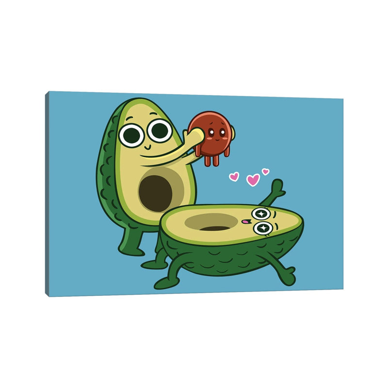 Avocado Delivery by Alberto Perez - Wrapped Canvas Print, 20.32cm H x 30.48cm W x 1.905cm D