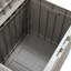 Petite boîte de terrasse extérieure verrouillable avec rangement et poignées latérales SunnyDaze Decor - 32 gallons - Bois flottant-71083069