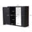Black Wall-Mounted Bathroom Cabinet With Mirror-40147227