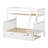 Kids Twin Over Full Bunk Bed with Trundle-334949283-334949295