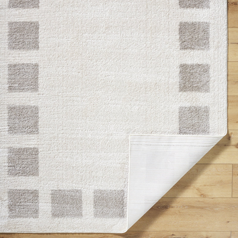 Machine Washable Shaggy Boho Medium Grey Area Rug, Rectangle 140 x 200cm