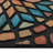 Diamond Planks Multicolor Ornamental Weather Resistant Door Mat