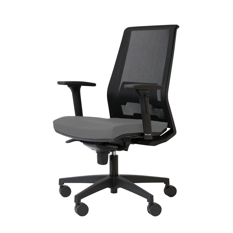 Office Chair, Grey, Adjustable Armrests