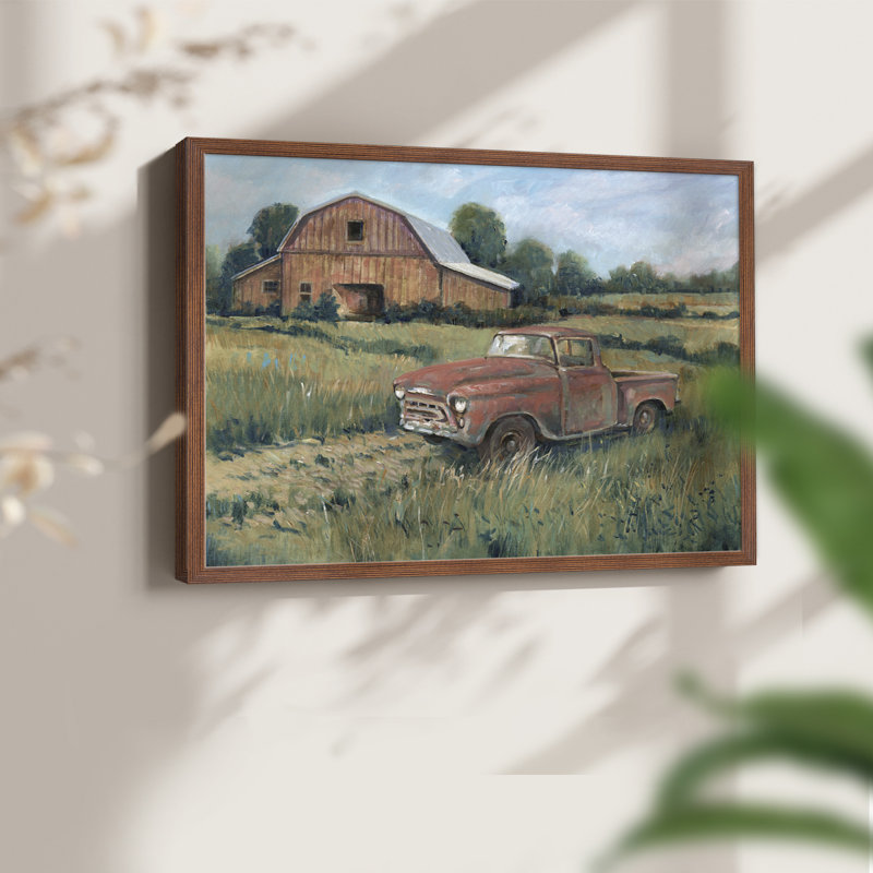 «Rusting Away I», reproduction encadrée, Noyer, H 11 po x l 14 po