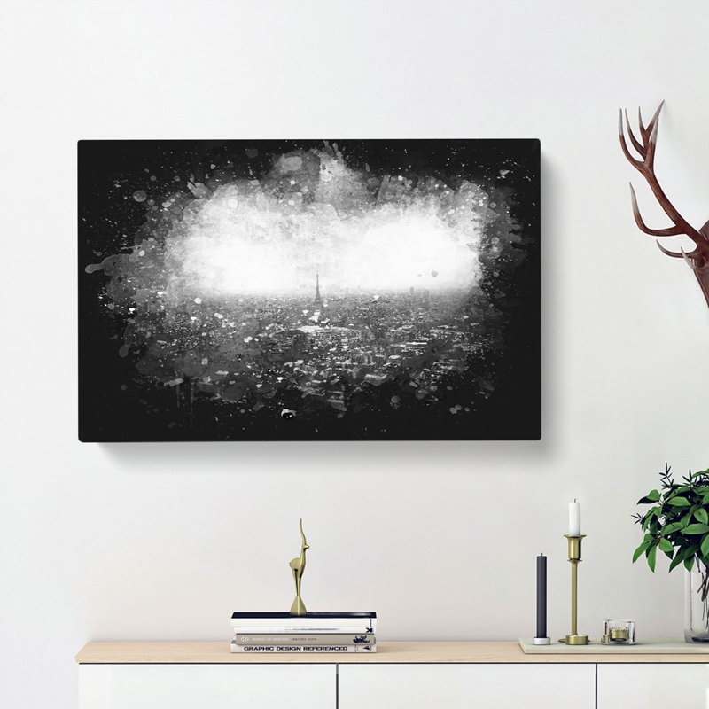 Paris Skyline - Wrapped Canvas, 50cm H x 76cm W x 3cm D