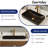 DeerValley Ally 19'' x 12'' Drop-In Bathroom Sink Semi-Recessed Vessel Sink Rectangular Above Counter Basin-101503666