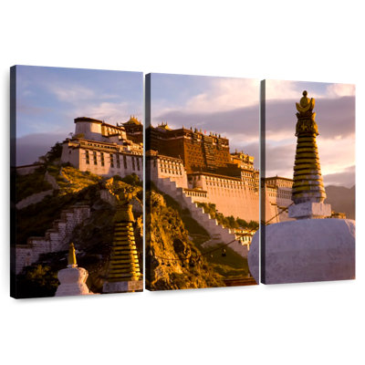 Potala Palace At Sunset