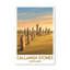 Callanish Stones, Scotland - Romantic Travel Poster Of Ancient Standing Stones. Giclee Print On Wrapped Canvas. Wall Art, Home Decor - Monuments & Sculptures, Scotland - Wrapped Canvas Print-1803929824