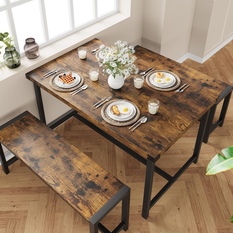 Rosabelle 4 - Person Four Leg Dining Set