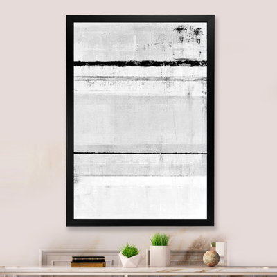 Art mural abstrait noir et blanc - décoration murale moderne et contemporaine