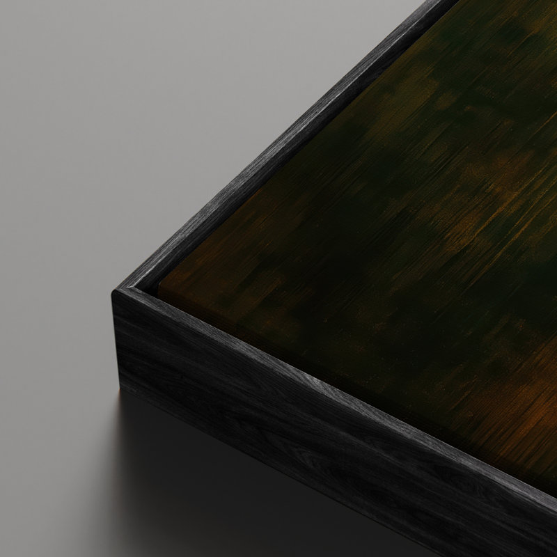 Framed Canvas Wall Art - Abstract Art Wall Prints for Bedroom - 16"x24", 24" H x 16" W, Black