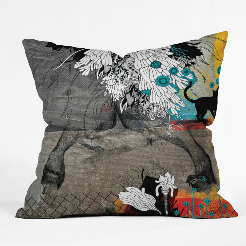 Stay Awhile Throw Pillow, 20" x 20"