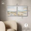 Ensemble de décorations murales neutres «Slopes of Whispering Valleyys» par Art Remedy, cadre blanc, 16 x 16-373189959-373189965