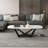 White Marble Rectangular Coffee Table-992978597-992978603