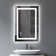 Akilan Frameless LED Vanity Mirror with Front-lit and Back-lit, Memory Function, 3 Colour Temperatures & Dimmable Light, Anti-fog Tempered Glass ETL Mirror