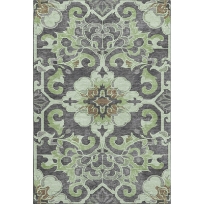 Premium Machine Washable Ralston AMF1947 Global Rug