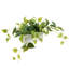 31.98cm Faux Pothos Plant in Cement Pot