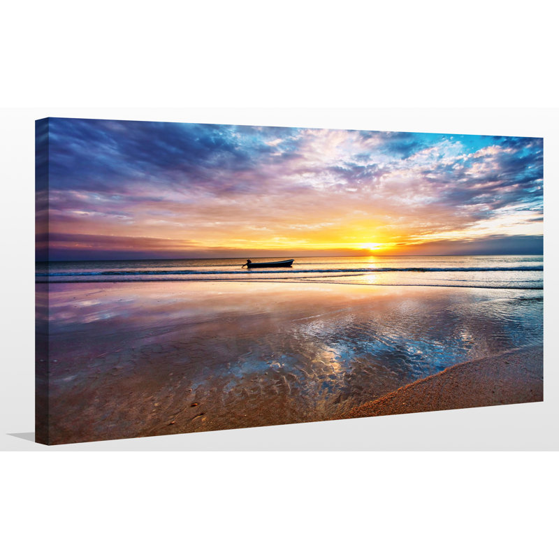 « crystal eaux », reproduction de photo sur toile tendue, H 36 po x l 60 po x P 1,5 po