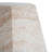 Outdoor/Indoor Lightweight Concrete Side Table/Hexagonal Round Travertine Accent Table