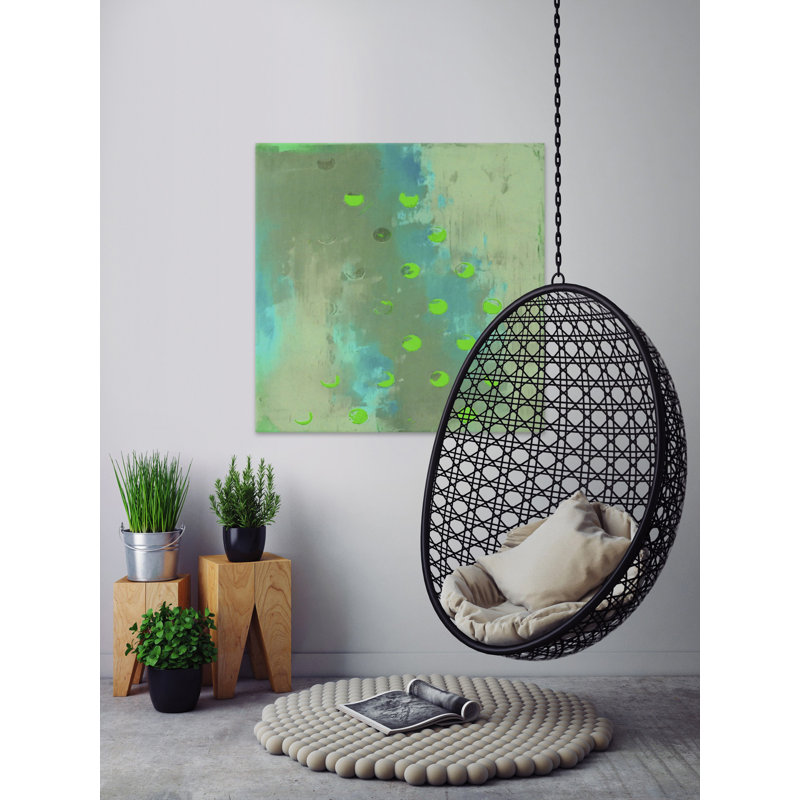« islander v », reproduction de peinture à l’acrylique sur toile tendue, H 12 po x l 12 po x P 0,1 po