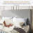 Modern Corduroy Fully Upholstered Platform Bed With Headboard, No-Dust Design, No Box Spring Needed-834050958-834050955