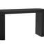 Console incurvée à rayures verticales uniques