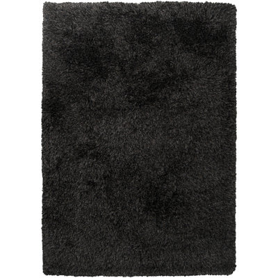 Tapis noir / gris Milan
