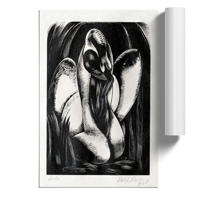 Swan by Paul Nash - Frameless Print