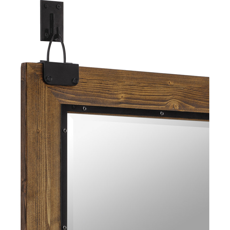 Miroir mural moderne et contemporain biseauté